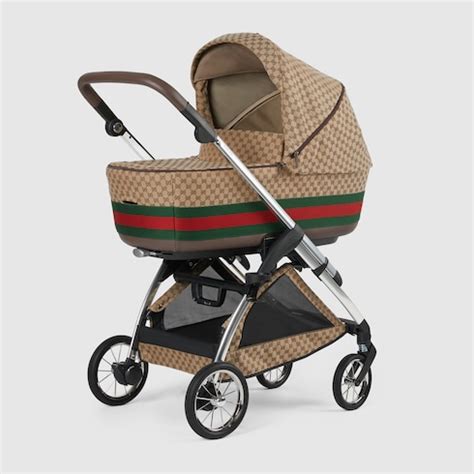 poussette de luxe gucci|gucci ebony stroller.